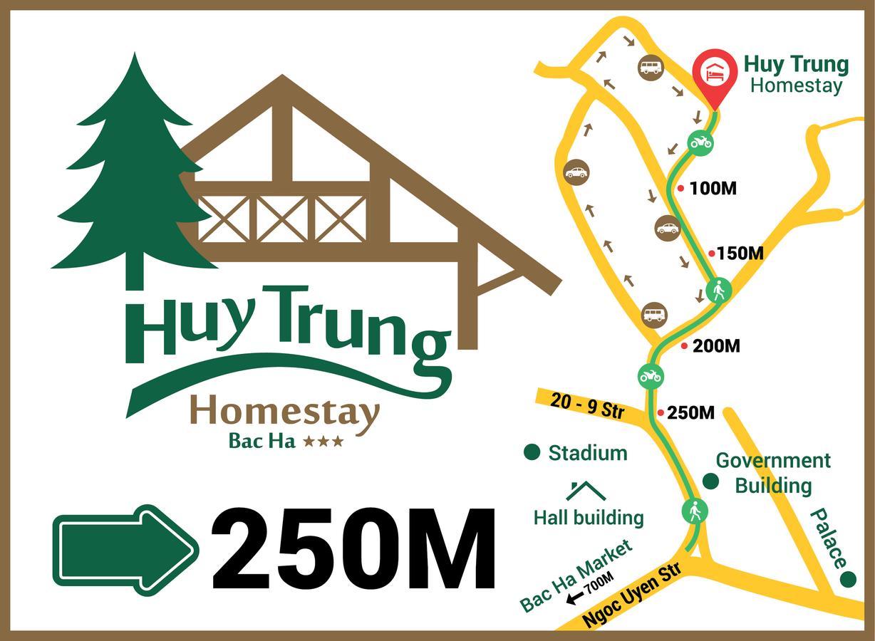 Huy Trung Homestay Bac Ha  Kültér fotó