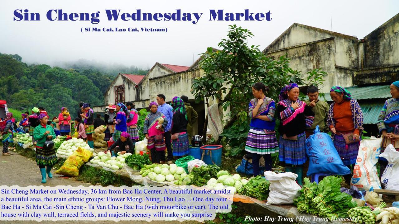Huy Trung Homestay Bac Ha  Kültér fotó
