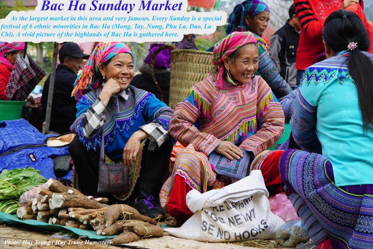 Huy Trung Homestay Bac Ha  Kültér fotó